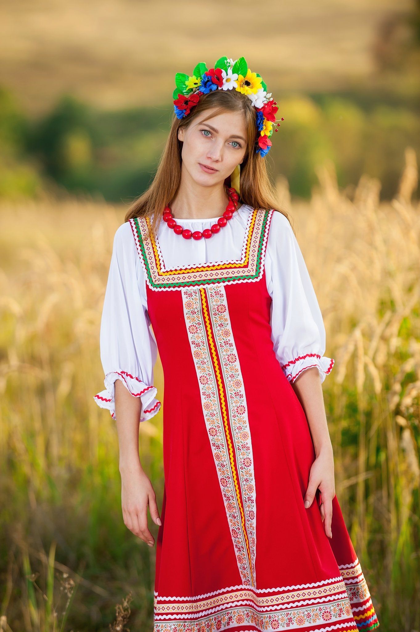 Women in Slavic costumes in Shah Alam